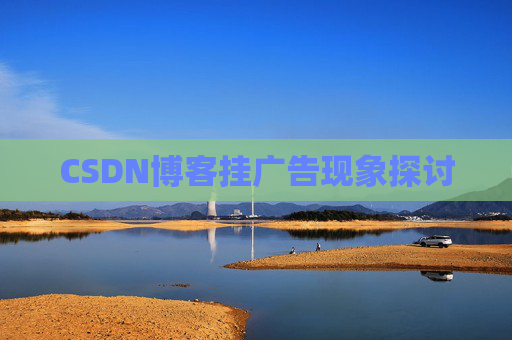 CSDN博客挂广告现象探讨